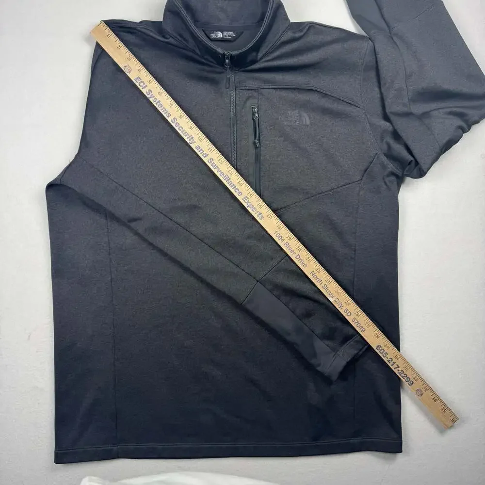 NWOT The North Face Men's Canyonlands 1/2 Zip Fleece Pullover, Dark Gray XL